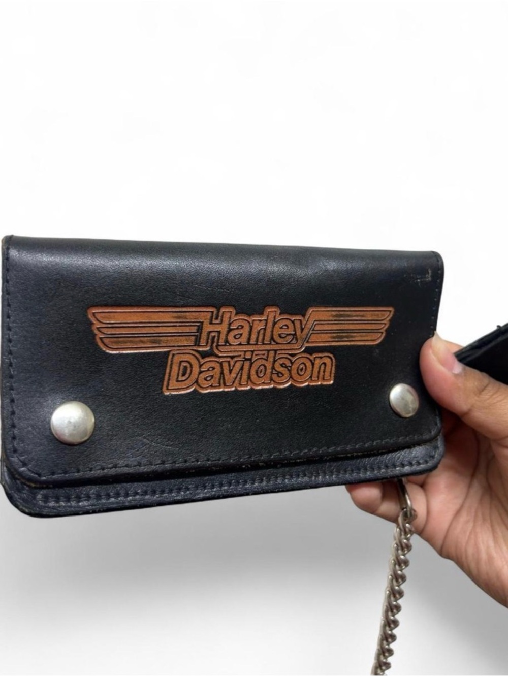 Harley-Davidson Black leather Tucker Wallet